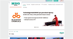 Desktop Screenshot of mdg-servis.cz